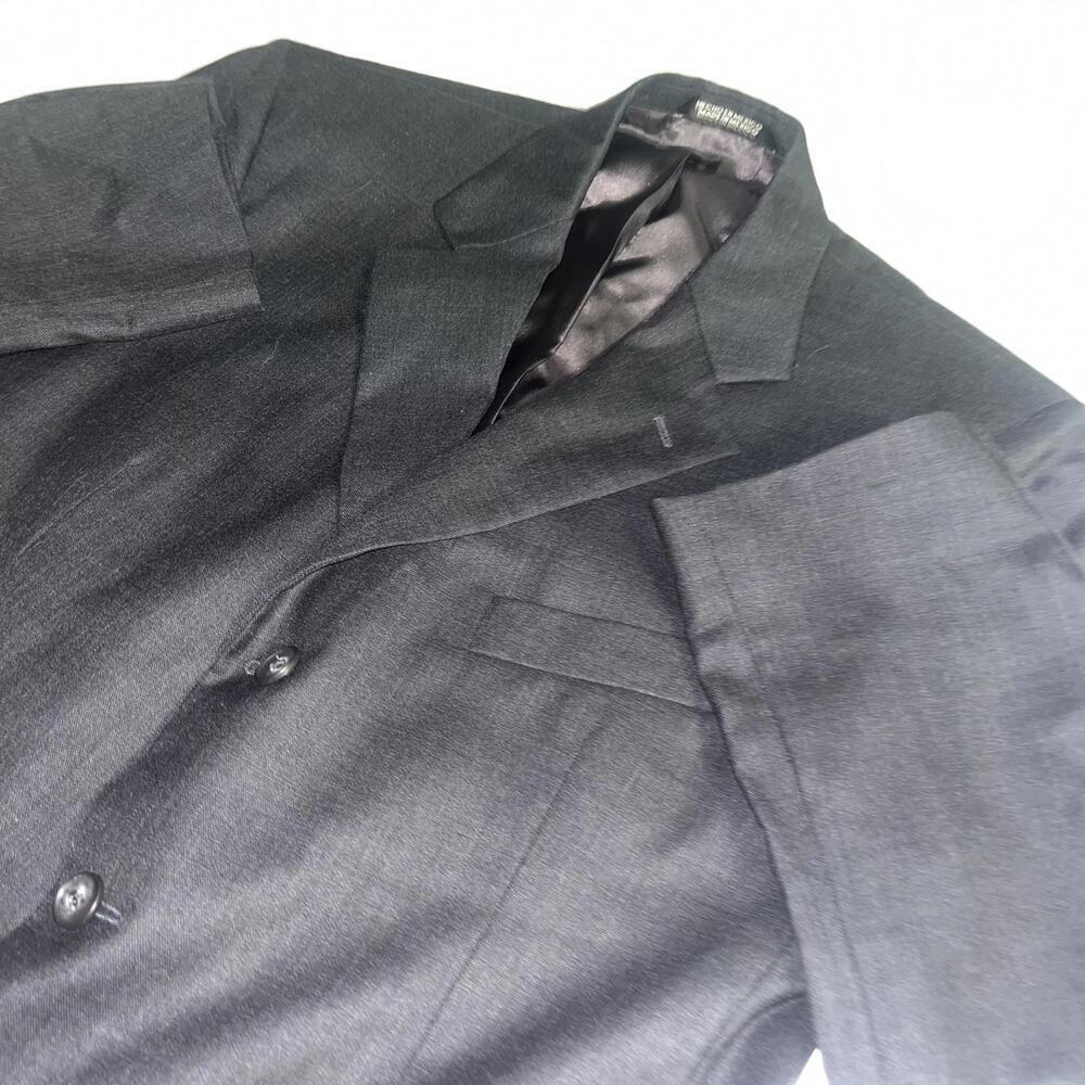 Stafford 100% WOOL RN: 93677 Blazer Men's Size 40 Short Blazer Suit Jacket - Picture 3 of 9